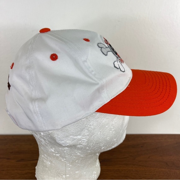 VTG Cleveland Browns Logo Athletic Dawg Pound NFL Snapback Hat Cap Red Onion - Picture 6 of 16